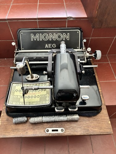 Aeg mignon schreibmaschine - aeg,