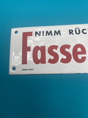 Altes schild original fasse - altes,