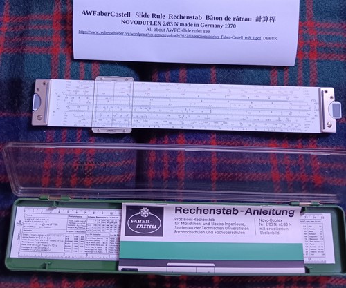 Rechenstab sliderule faber - aw,
