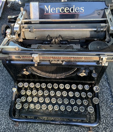 Mercedes schreibmaschine antik - mercedes,