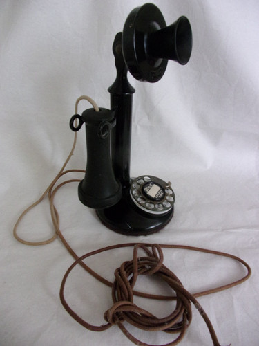 Original antikes candlestick - original, "candlestick"