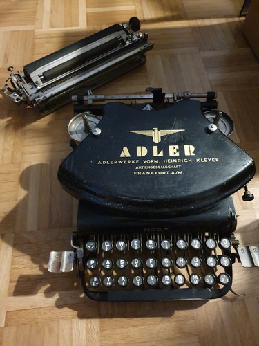Antike adler schreibmaschine - antike,