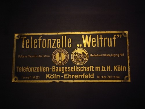Plakette telefonzelle weltruf - plakette,