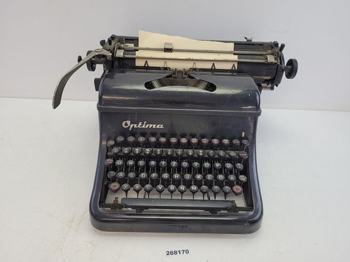 Schreibmaschine optima 10 - optima,