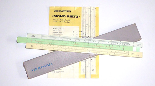 Ddr rechenschieber mono - :,